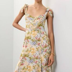 Reformation Nadira dress in Countryside